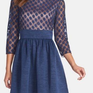 Eliza J Polka Dot Dress